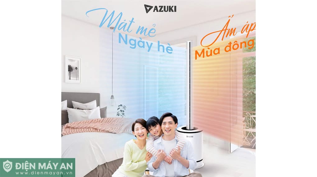 Quạt tháp sưởi 4in1 Azuki SK09